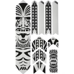 All-mountain-style Accessoires Cadre Extra Kit De Protection De Cadre 10 Pièces, Transparent/noir