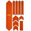 All-mountain-style Accessoires Cadre Extra Kit De Protection De Cadre 10 Pièces, Orange/jaune