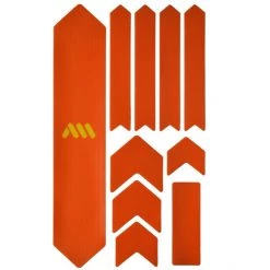 All-mountain-style Accessoires Cadre Extra Kit De Protection De Cadre 10 Pièces, Orange/jaune