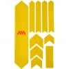 All-mountain-style Accessoires Cadre Extra Kit De Protection De Cadre 10 Pièces, Jaune/orange