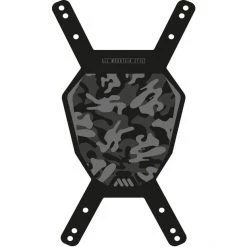 All-mountain-style Accessoires Cadre Plaque D'immatriculation, Noir/gris