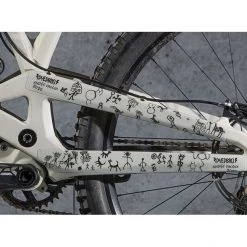 Dyedbro Accessoires Cadre Andes Pacifico 2020 Kit De Protection De Cadre, Transparent/noir -Accessoires cadre fourche Soldes dyedbro andes pacifico 2020 frame protection kit black 4