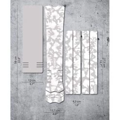Dyedbro Accessoires Cadre Camo E-Bike Kit De Protection De Cadre, Blanc