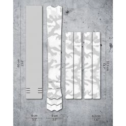 Dyedbro Accessoires Cadre Camo Kit De Protection De Cadre, Transparent/blanc