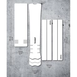 Dyedbro Accessoires Cadre Clear E-Bike Kit De Protection De Cadre, Transparent