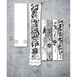 Dyedbro Accessoires Cadre Fluor E-Bike Kit De Protection De Cadre, Noir