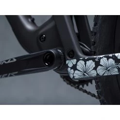 Dyedbro Accessoires Cadre Hawaiian Flowers Kit De Protection De Cadre, Transparent/blanc 7 Dyedbro Accessoires Cadre Hawaiian Flowers Kit De Protection De Cadre, Transparent/blanc -Accessoires cadre fourche Soldes dyedbro hawaiian flowers frame protection kit white 4