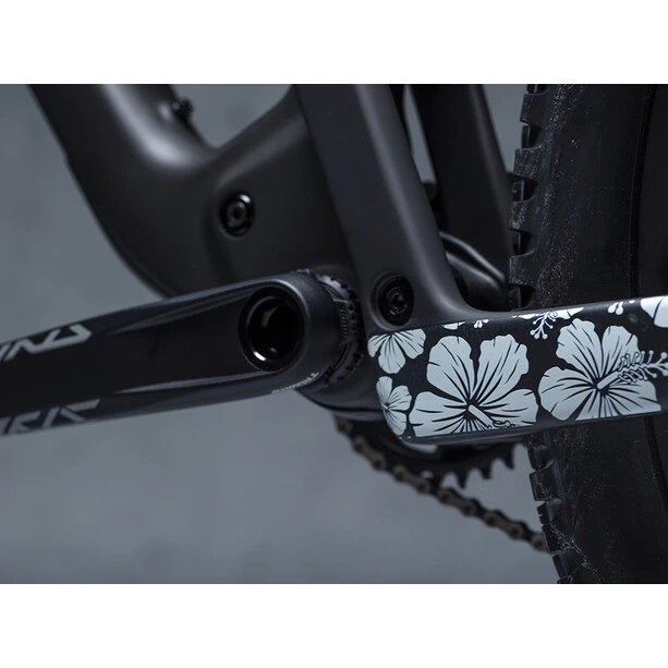 Dyedbro Accessoires Cadre Hawaiian Flowers Kit De Protection De Cadre, Transparent/blanc 3 Dyedbro Accessoires Cadre Hawaiian Flowers Kit De Protection De Cadre, Transparent/blanc – Image 3