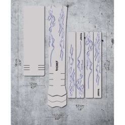 Dyedbro Accessoires Cadre Lightning E-Bike Kit De Protection De Cadre, Transparent