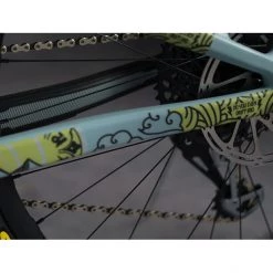 Dyedbro Accessoires Cadre Mandala Kit De Protection De Cadre, Transparent/jaune -Accessoires cadre fourche Soldes dyedbro mandala frame protection kit black multicolour 6