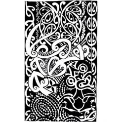 Dyedbro Accessoires Cadre Maori Kit De Protection De Cadre, Transparent/noir