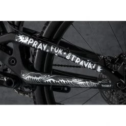 Dyedbro Accessoires Cadre Pray For Straya Kit De Protection De Cadre, Transparent/blanc -Accessoires cadre fourche Soldes dyedbro pray for straya frame protection kit white 4