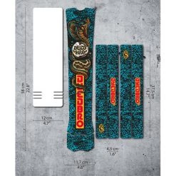 Dyedbro Accessoires Cadre RRR E-Bike Kit De Protection De Cadre, Multicolore