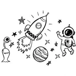 Dyedbro Accessoires Cadre Space Trip Kit De Protection De Cadre, Transparent/noir