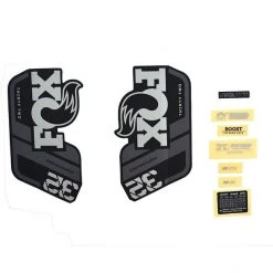 Fox-racing-shox Réparation Fourche Decal Kit 32 P-S, Marron/noir