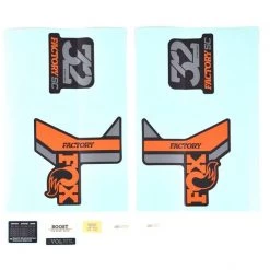 Fox-racing-shox Réparation Fourche Kit De Décalcomanies Pour 32 SC F-S, Orange/noir