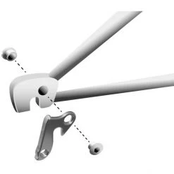 Accessoires cadre fourche Soldes -Accessoires cadre fourche Soldes marwi gh 018 schaltauge m8 x 075 3