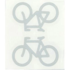 Reflective-berlin Accessoires Cadre Decals Autocollant Réfléchissant, Blanc