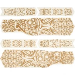 Riesel-design Accessoires Cadre Chain:TAPE 3000, Or/blanc