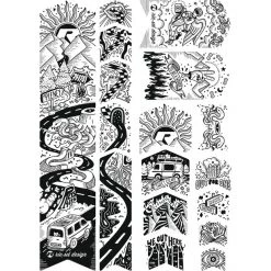 Riesel-design Accessoires Cadre Frame:TAPE 3000, Transparent/noir