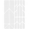 Riesel-design Accessoires Cadre Re:flex Plus Autocollants Réfléchissant, Argent