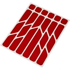Riesel-design Accessoires Cadre Re:flex Autocollants Réfléchissant, Rouge