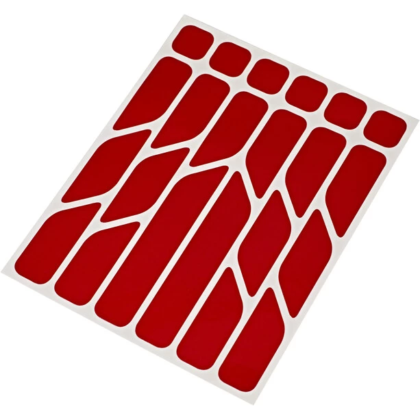 Riesel-design Accessoires Cadre Re:flex Autocollants Réfléchissant, Rouge 1 Riesel-design Accessoires Cadre Re:flex Autocollants Réfléchissant, Rouge