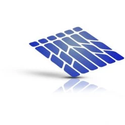 Riesel-design Accessoires Cadre Re:flex Autocollants Réfléchissant, Bleu