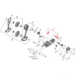 Shimano Pattes De Dérailleur XTR M9120-SGS Patte De Dérailleur 12 Vitesses