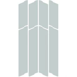 Unleazhed Accessoires Cadre Lightning L02 Bandes Réfléchissantes, Argent